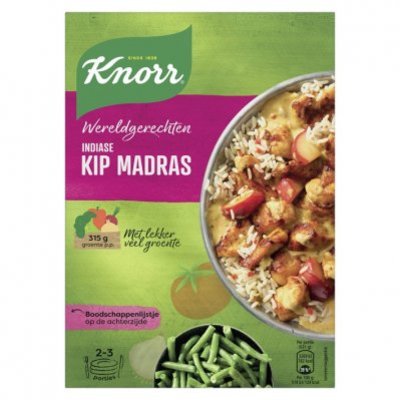 Knorr Wereldgerechten indiase kip madras