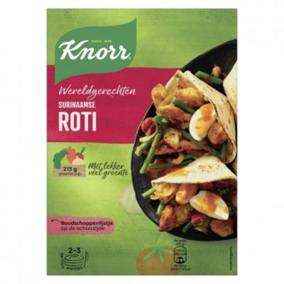 Knorr Wereldgerechten surinaamse roti