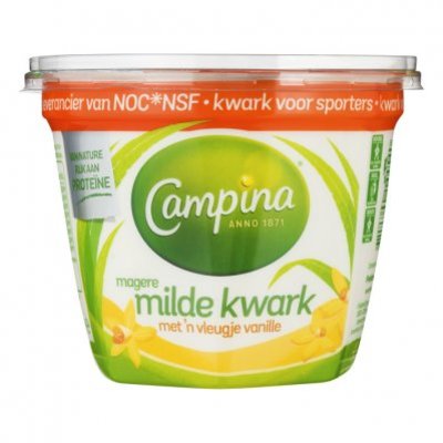 Campina Magere kwark met een vleugje vanille