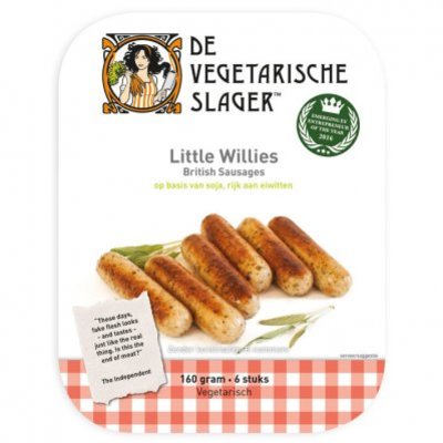 Vegetarische Slager Little willies worstjes