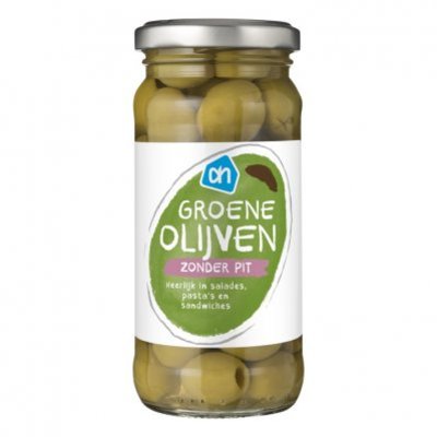 Huismerk Groene olijven zonder pit