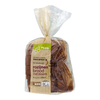 Huismerk Rozijnenbrood met desem