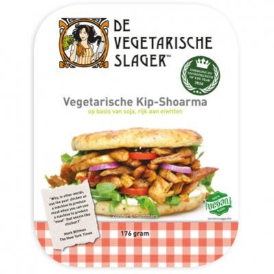 Vegetarische Slager Kip-shoarma