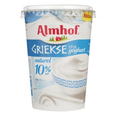 Almhof Griekse stijl yoghurt naturel 10% vet