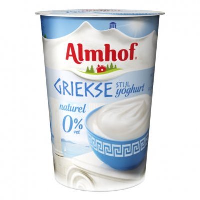 Almhof Griekse stijl yoghurt 0% vet naturel