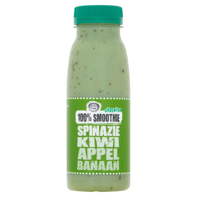 Fruity King Groenten 100% Smoothie Spinazie Kiwi Appel Banaan 250 ml