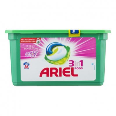 Ariel Pods fresh pink wasmiddel capsules