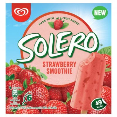 Ola Solero strawberry smoothie