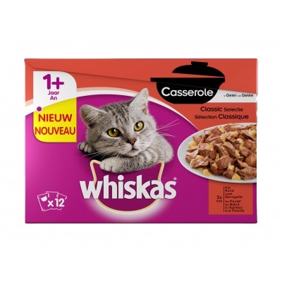 Whiskas Casserole in gelei classic 1+