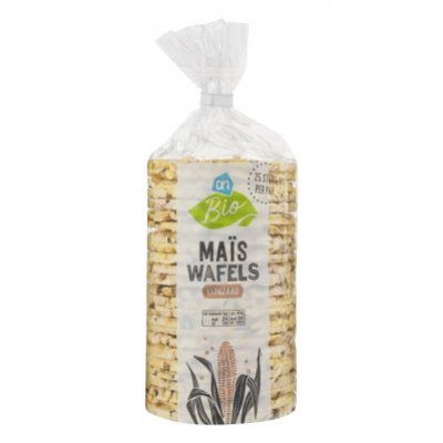Huismerk Biologisch Maiswafels lijnzaad