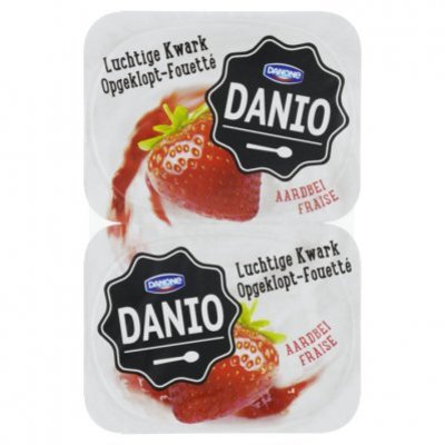 Danone Danio luchtige kwark aardbeien