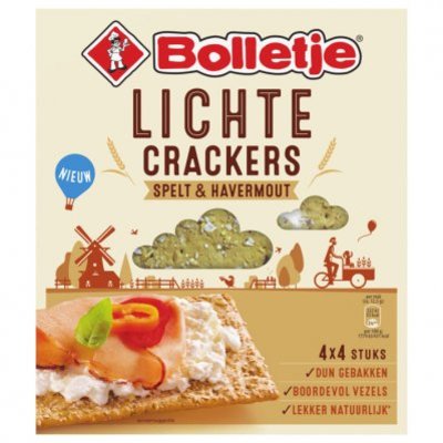 Bolletje Lichte crackers havermout