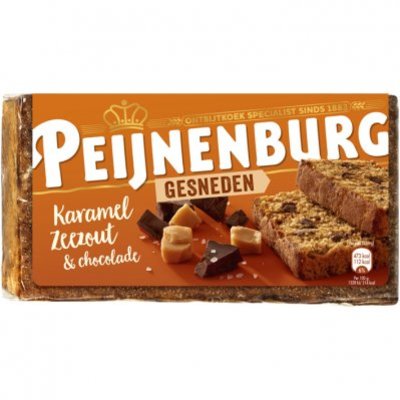 Peijnenburg Ontbijtkoek karamel zeezout gesneden