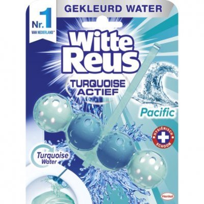 Witte Reus Turquoise actief pacific