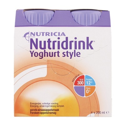 Yoghurtstyle perzik 4x200 ml