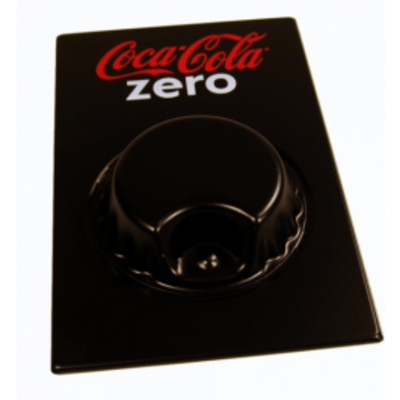 Coca Cola Zero Wandopener Zwart