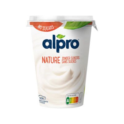 Alpro Plantaardige Variatie op Yoghurt Naturel Ongezoet
