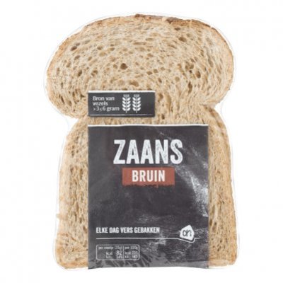 Huismerk Zaanse snijder bruin half