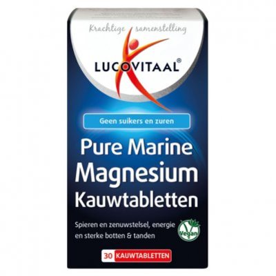 Lucovitaal Pure marine magnesium kauwtablet