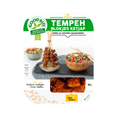 GoodBite Vegan Tempehblokjes Ketjap