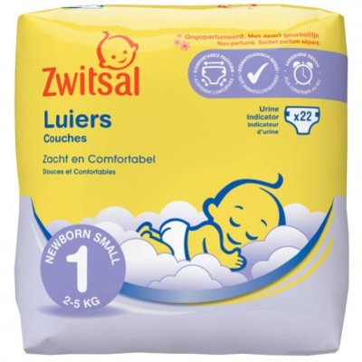 Zwitsal Luiers new born maat 1