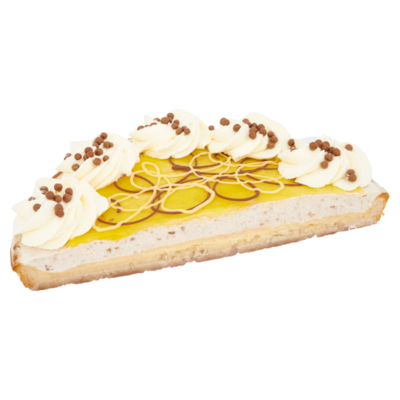 Huismerk Gebak en Banket Bananen Vlaai Half