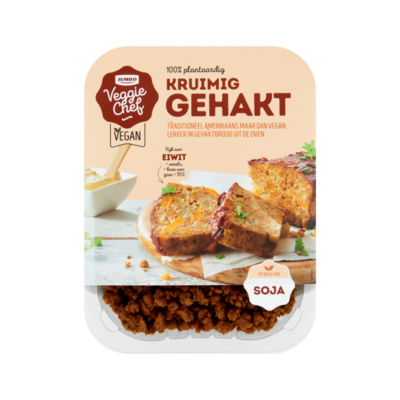 Huismerk Veggie Chef 100% Plantaardig Kruimig Gehakt