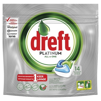 Dreft Vaatwastabletten Platinum Orange