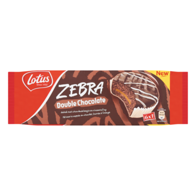 Lotus Koek Zebra Double Chocolate