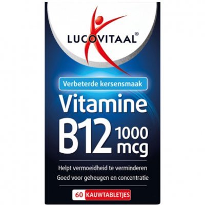Lucovitaal Vitamine B12 1000 mcg kauwtabletjes