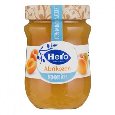 Hero Minder zoet abrikozen jam