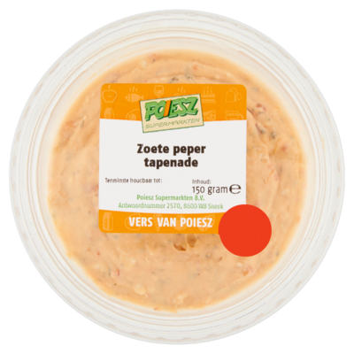 Huismerk Zoete Peper Tapenade 150 g