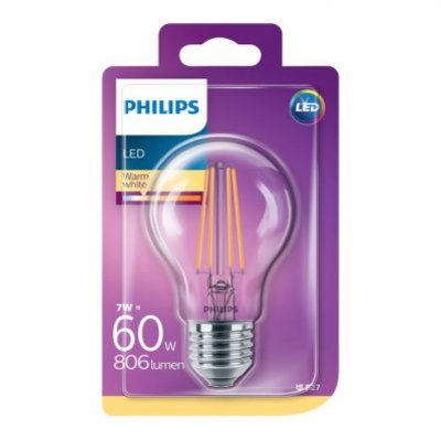 Philips Led standaard e27 60wc