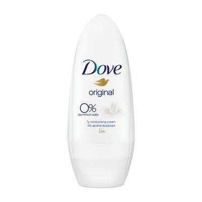 Dove 0% Aluminiumzouten Original Deodorant Roller