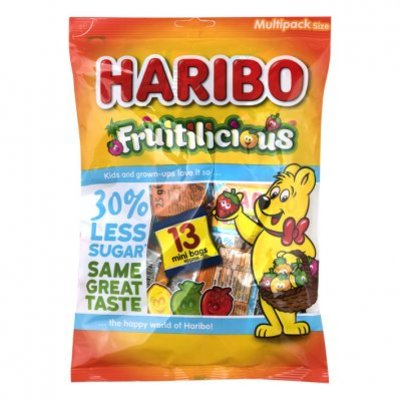 Haribo Fruitilicious 30% minder suiker