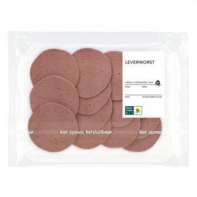 Huismerk Leverworst gesneden