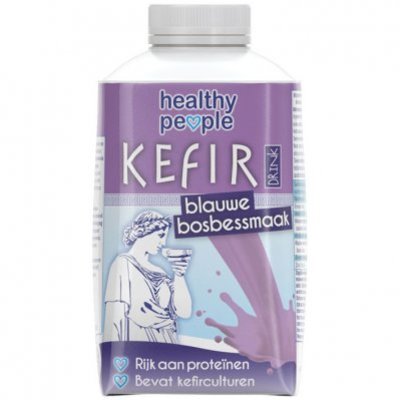 Healthy People Kefir blauwe bosbessensmaak