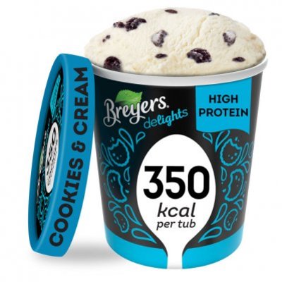 Breyers Cookies & cream proteine ijs