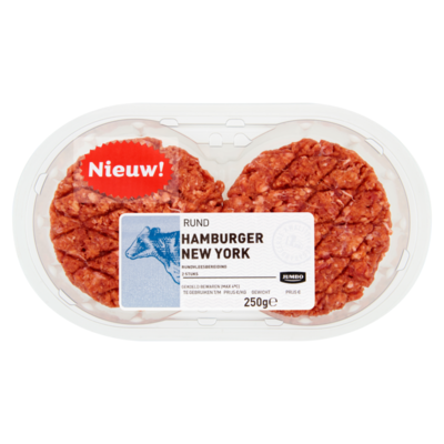 Huismerk Rund Hamburger New York 2 Stuks
