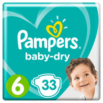 Pampers Luiers GVP Baby Dry maat 6
