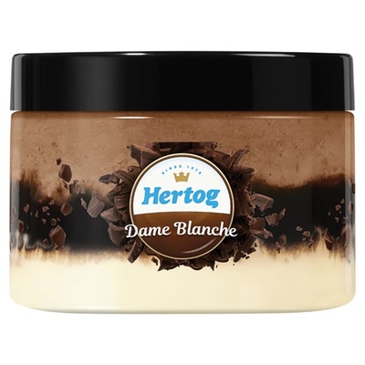 Hertog ijs dame blanche