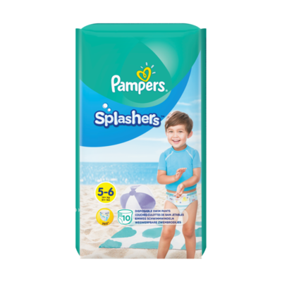 Pampers Splashers Maat 5-6, 10 Wegwerpbare Zwemluiers