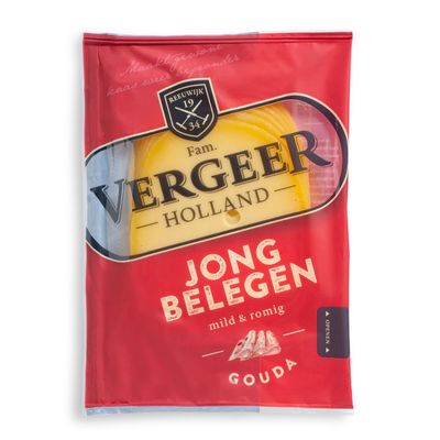 Vergeer Gouda Jong Belegen Kaas Gesneden