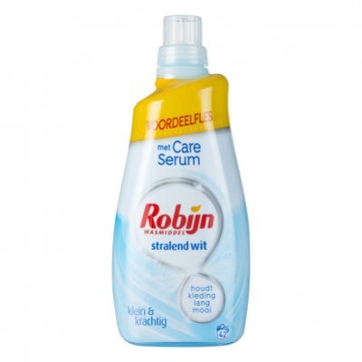 Robijn Klein & krachtig stralend wit wasmiddel
