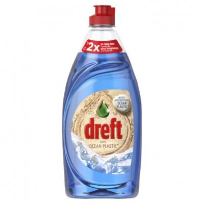 Dreft Afwasmiddel gerecycled oceaan plastic