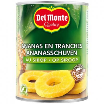 Del Monte Ananasschijven op siroop