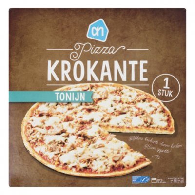 Huismerk Krokante pizza tonijn