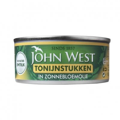 John West Tonijnstukken in zonnebloemolie