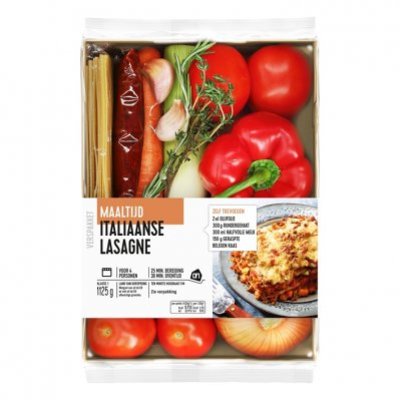 Huismerk Italiaanse lasagne verspakket