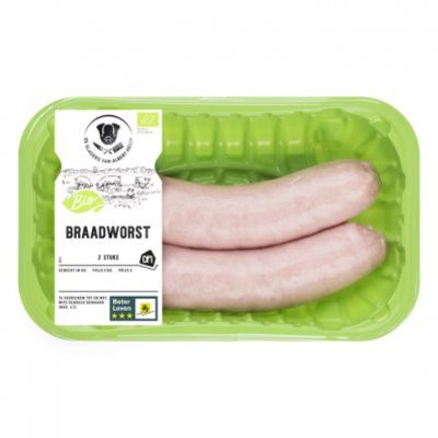 Huismerk Biologisch Varkensbraadworst